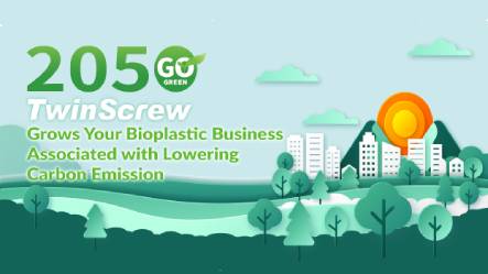 TwinScrew is Committed to Sustainable Environment with Devotion to the Extrusion Machinery for Bioplastics