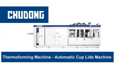 Plastic Continuous Thermoforming Machine - Automatic Cup Lids Machine | CHUDONG