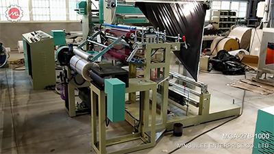 Triangle Folding Machine & 1 Color Rotogravure Printing Machine | MING JILEE