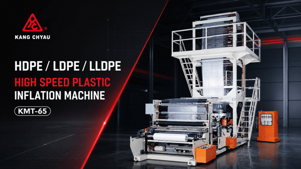 HDPE/LDPE/LLDPE Plastic inflation machine Model: KMT-65