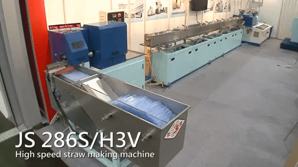 High Speed Straw Making Machine